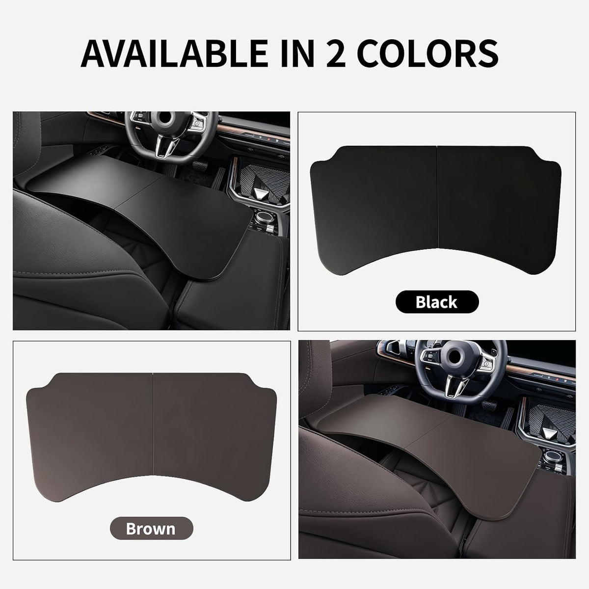 Foldable ABS Car Desk & Food Tray for BMW X3/X5/X7, Tesla Model 3/Y/S/X