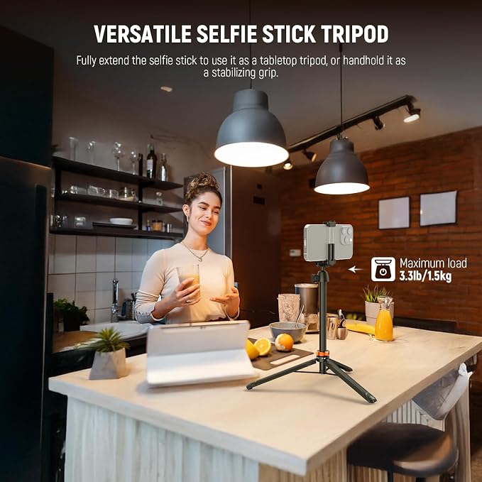 NEEWER Basics 59" Selfie Stick Tripod Compatible