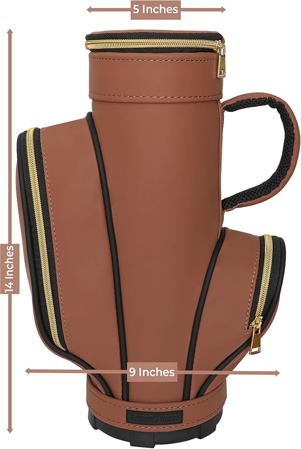 Caddydaddy Golf Bag Cooler - Gifts for Golfers, Essential Golf Accessories for Men, Premium Golf Gifts, Ideal for Keeping Drinks Cold, Versatile Picnic Chiller Cooler for On-The-Go Convenience