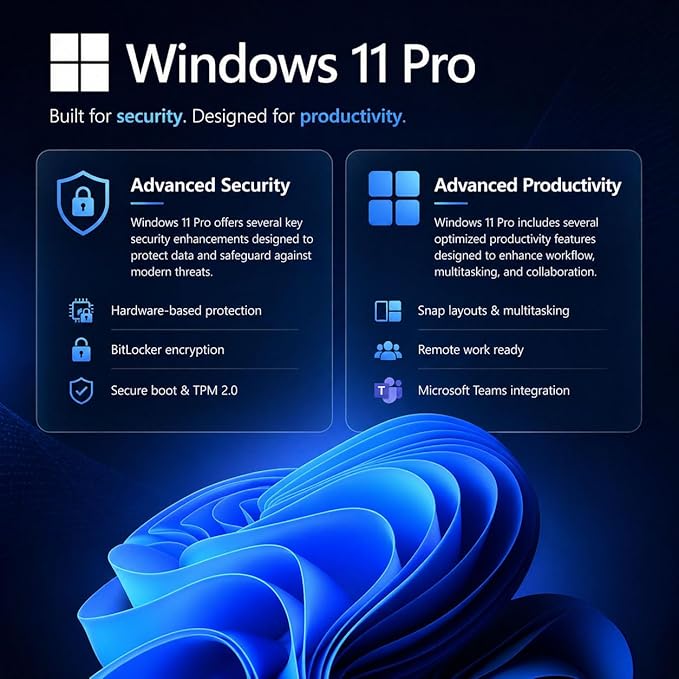 Lenovo V15 Business Laptop, Intel N150 Quad-Core Processor, 15.6" FHD Display, 16GB DDR5 RAM, 256GB NVMe SSD, Wi-Fi 6, Ethernet RJ-45, Dolby Audio, Windows 11 Pro, Business Black