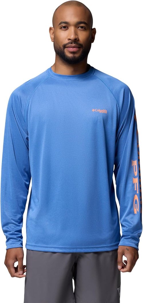 Columbia Men's PFG Terminal Tackle Long Sleeve Fishing Shirt - Quick-Dry Comfort & UV Protection
