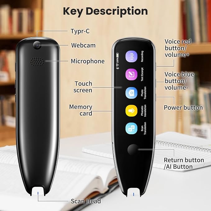 Scan Reader Pen, VORMOR Translator Pen