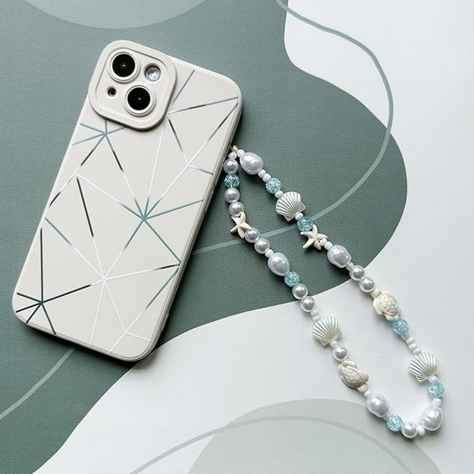 Cute Beaded Camera Wrist Strap for Phone, Digital Camera Charm Lanyard