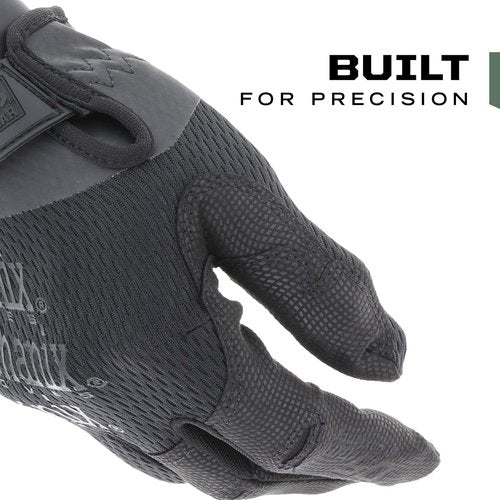 Mechanix Wear Tactical Gloves - High-Dexterity 0.5mm Work Gloves for Airsoft & Utility Use | Black, Medium