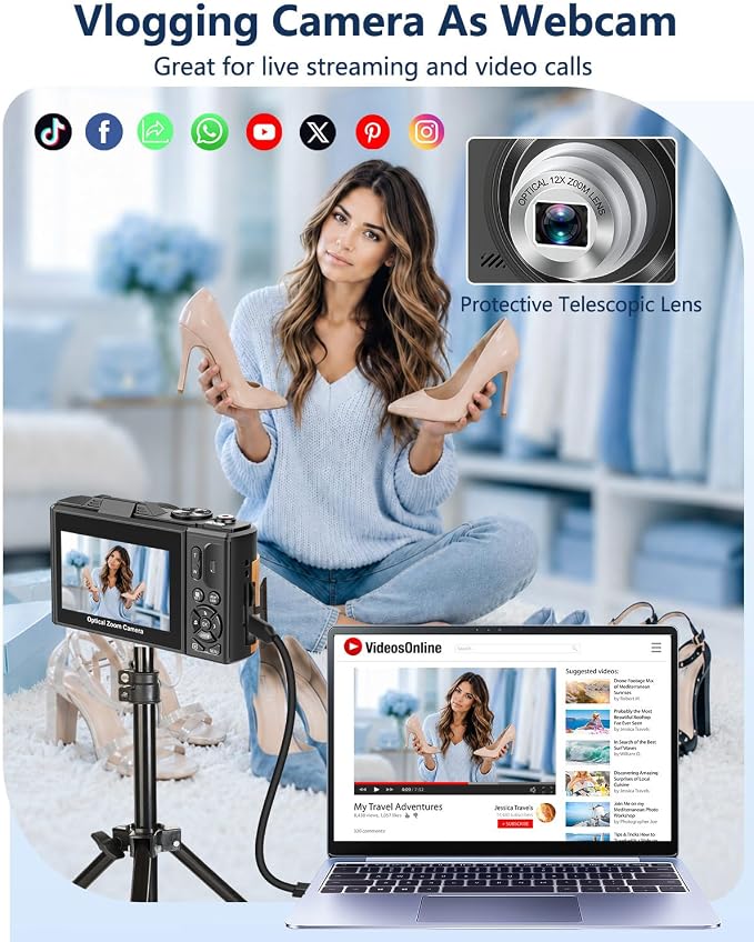 5K Digital Camera for Photography