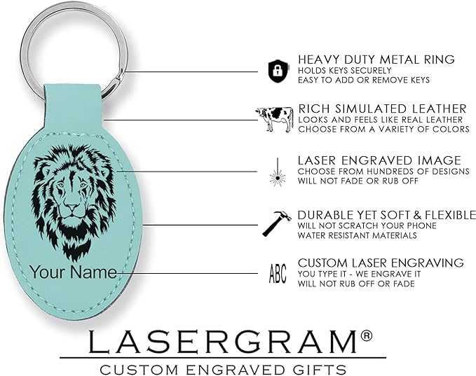 LaserGram Oval Keychain, Water Polo, Personalized Engraving Included