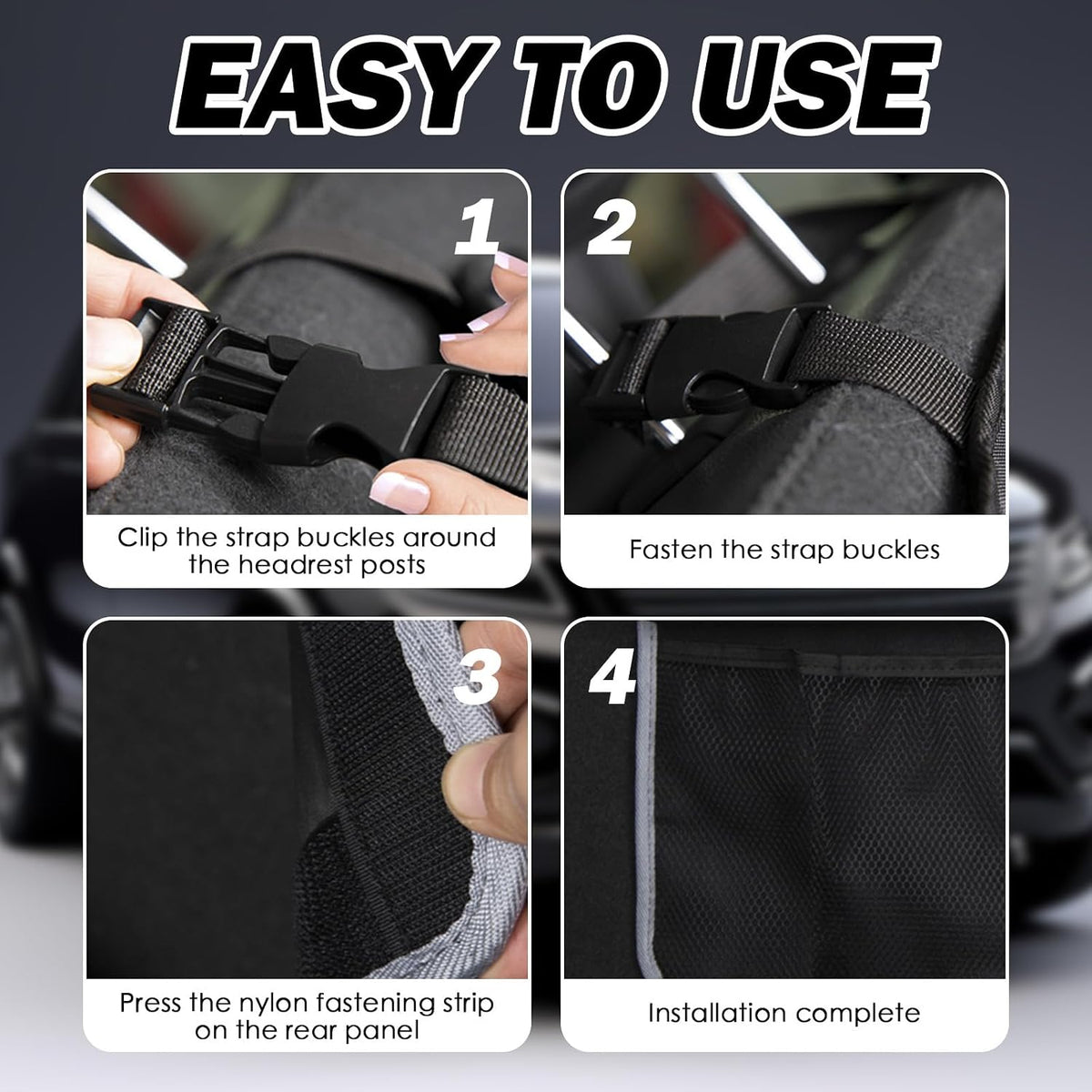 2026 New Hanging Trunk Organizer,Large Capacity SUV Trunk Organizer