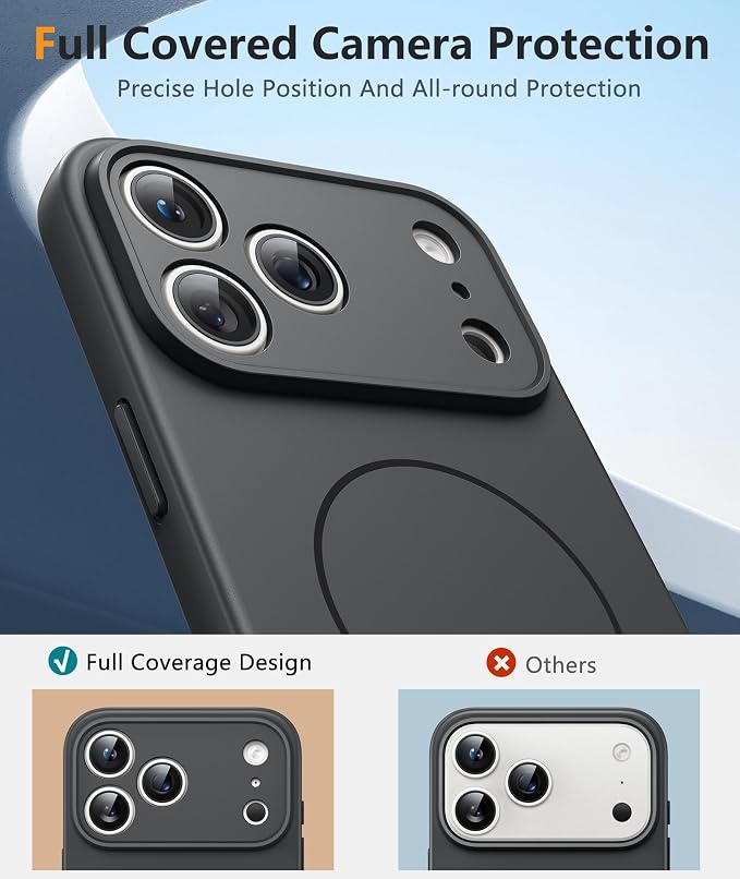 FNTCASE for iPhone 17 Pro Case: Integrated Silicone Phone Cases