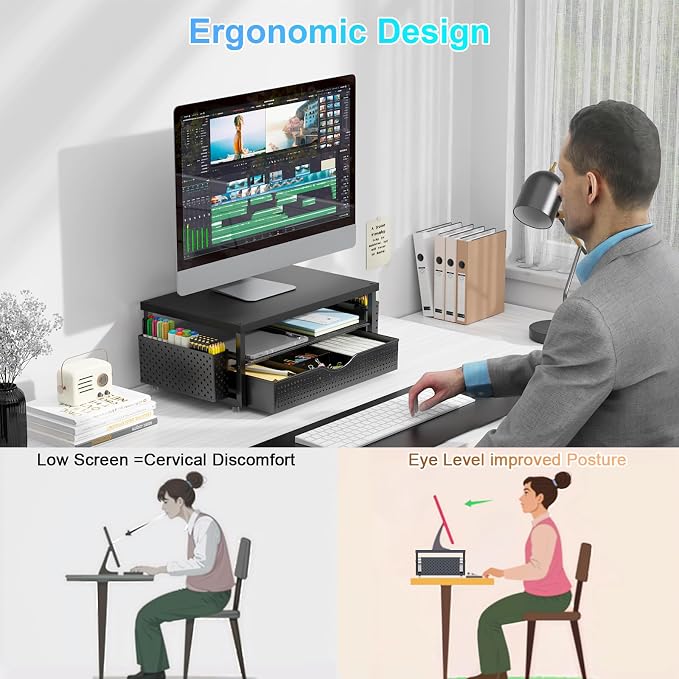 gianotter Desk Organizers and Accessories, Monitor Stand