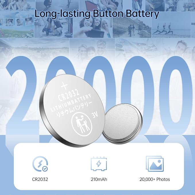 ATUMTEK Camera Remote Shutter for iPhone and Android Smartphones, Wireless