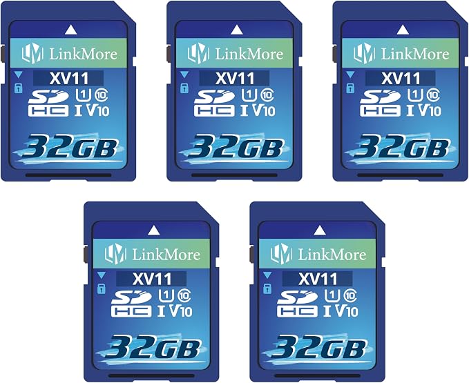 LinkMore 32GB Full-Size SD Card, SDHC Compatible