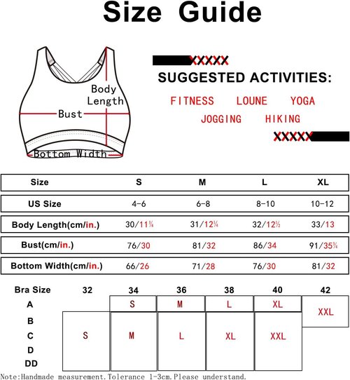Icyzone Women's Strappy Workout Sports Bra - Comfortable Yoga & Running Activewear Top