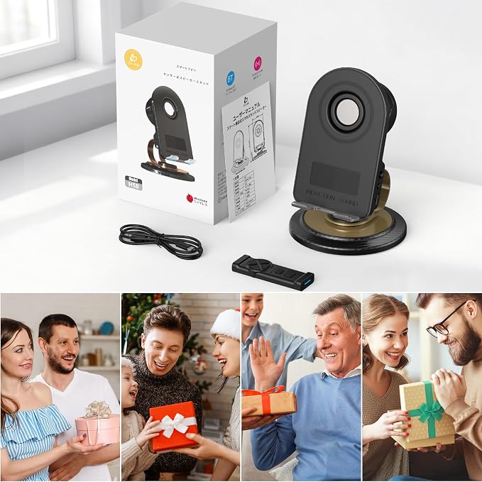 Wireless Induction Speaker, 4-in-1 Cell Phone Stand