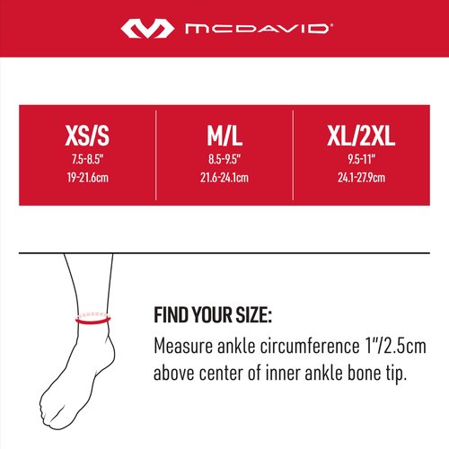 McDavid Ankle Brace Sprain Prevention/Recovery. Bio-Logix Therapy Support, Competition Grade. Perfect for Basketball, Volleyball, Football, Soccer and More