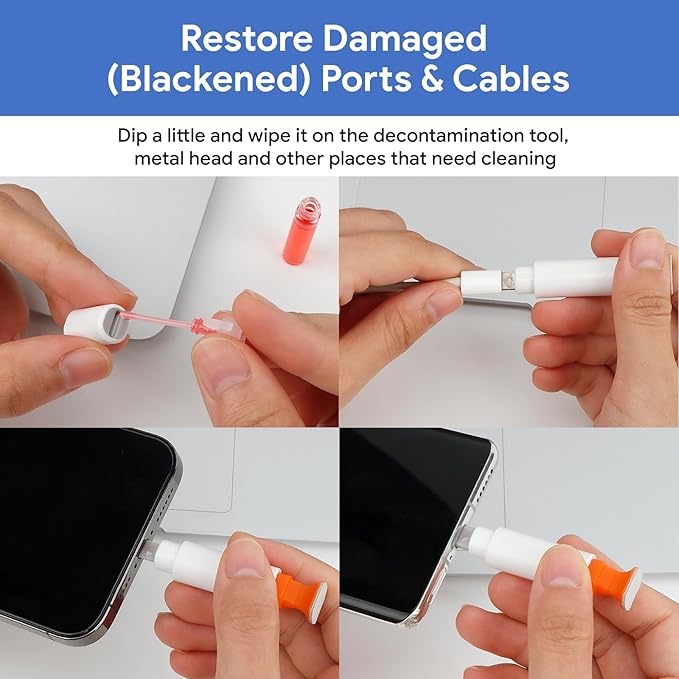 12 in 1 Phone Cleaning Kit, Airpods Cleaning Kit, Port Cleaner