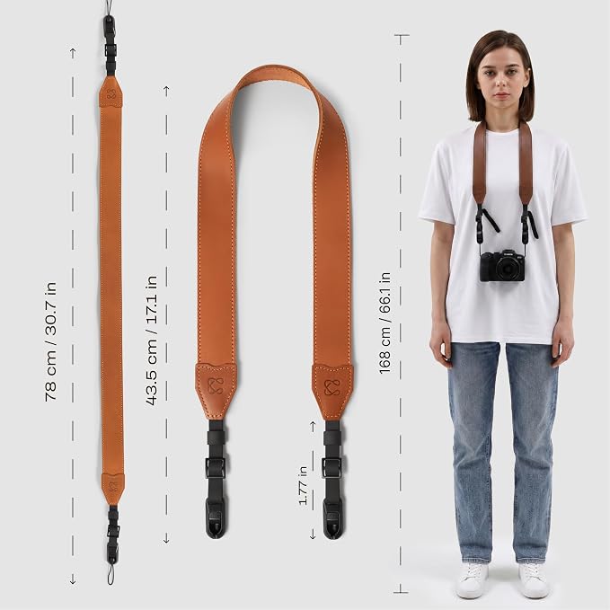 C Coiro Classic Leather Camera Strap