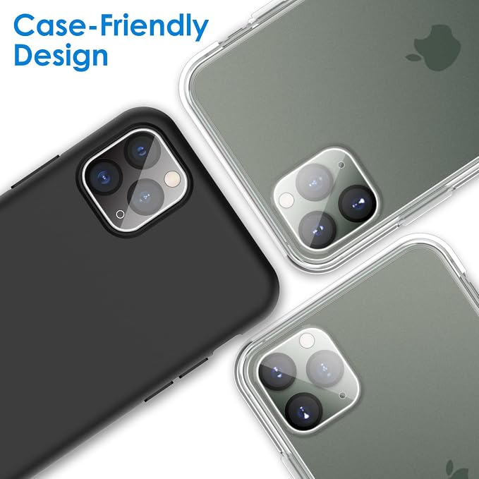 JETech Camera Lens Protector for iPhone 11 Pro Max 6.5-Inch and iPhone 11 Pro