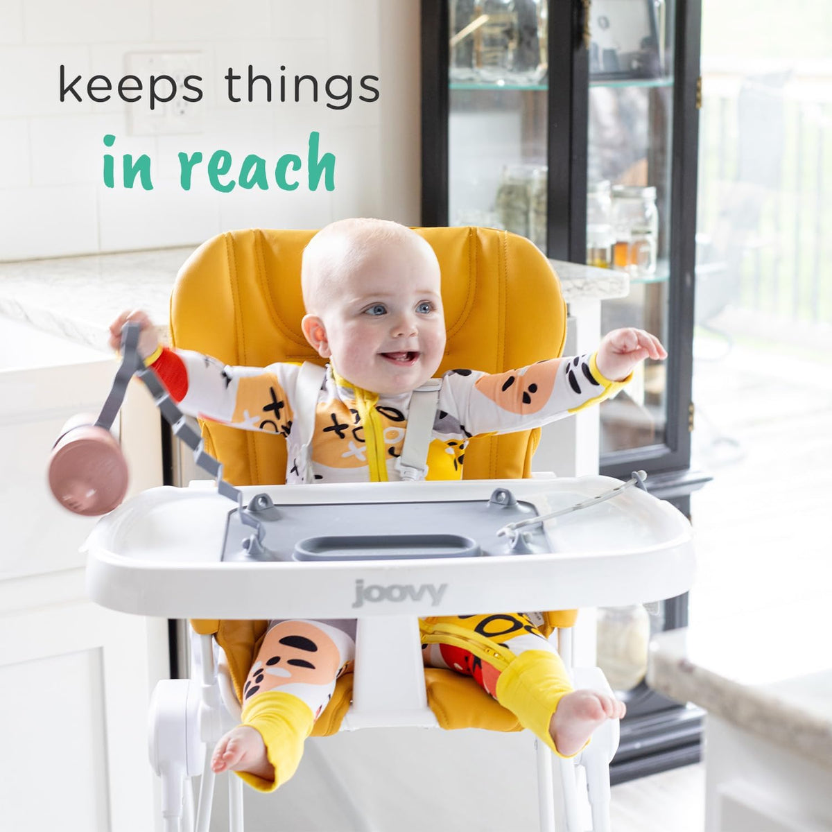 Busy Baby Silicone Mat NEW Suction Cups With 4 Straps (Spearmint)