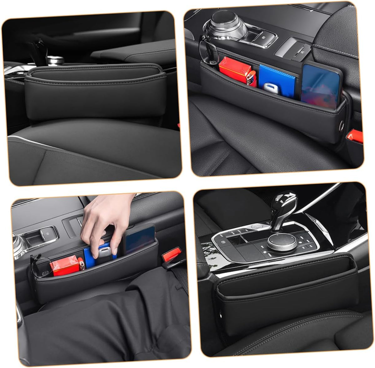 Car Seat Spacer Gap Filler Multifunctional Automotive Seat Gap Filler Car Organizer