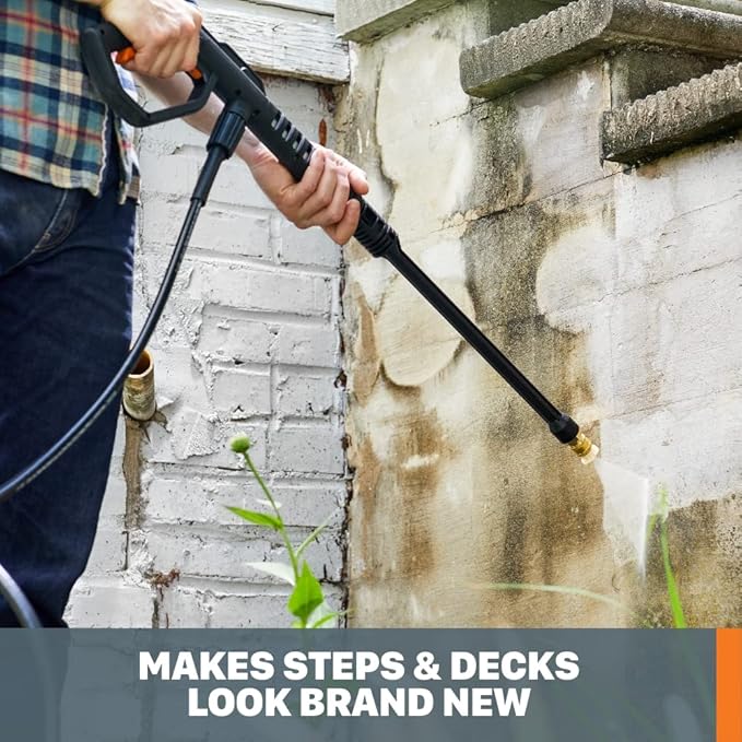 Worx 13 Amp Electric Pressure Washer Max 1870 PSI Max 1.4 GPM WG602