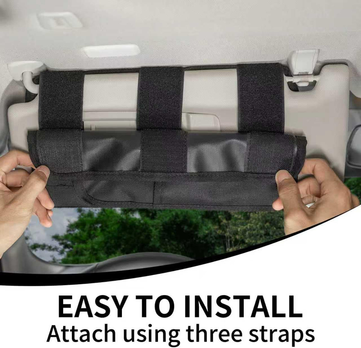Car Sun Visor Organizer for Cars, Trucks, Vans