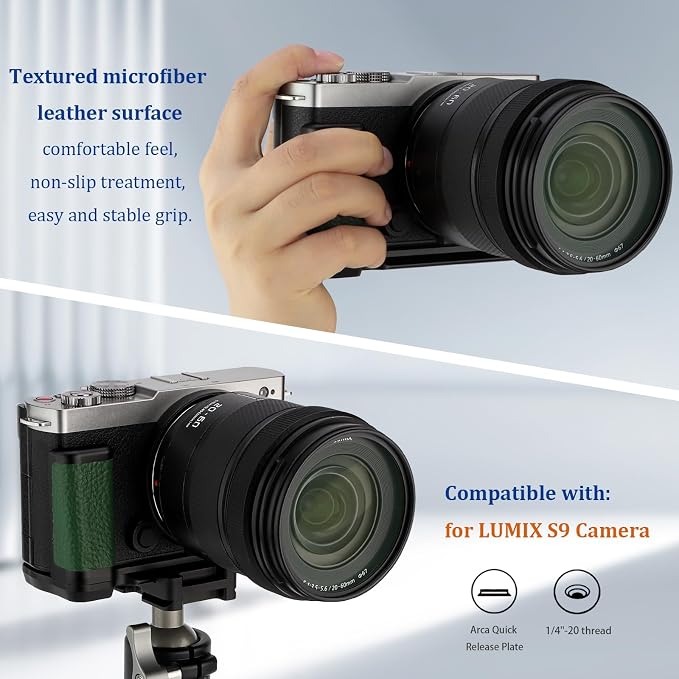 Haoge HG-S9-G Handle HandGrip for Panasonic LUMIX S9 Camera Body S9K L-Shape