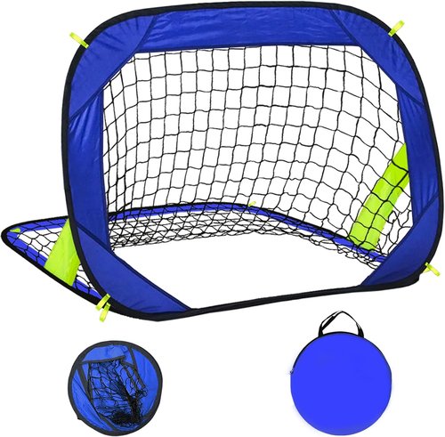 EVERRUSH Pop Up Soccer Goals - Portable & Lightweight Training Nets for Indoor/Outdoor Use | Includes Carry Bag