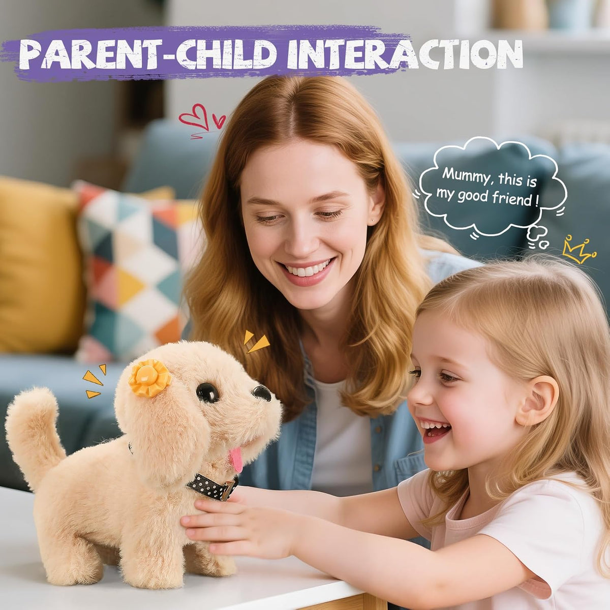 Vanvimen Robot Dog Toys - 16 Realistic Puppy Playsets for Kids Ages 3-8 | Perfect Birthday Gift