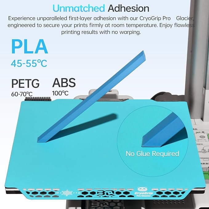 BIQU CryoGrip Pro Glacier 184x184mm Panda Build Plate