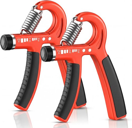 FitBeast Grip Strength Trainer - Adjustable Hand Grip Strengthener for Rehab & Training | 10-132 lbs Resistance