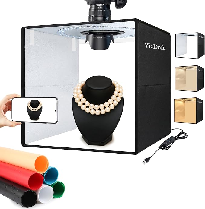 16 Inch Photo Light Box, CRI>90 Photography Shooting Tent