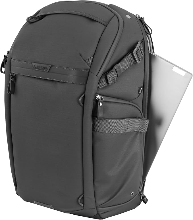 VANGUARD VEO Metro B25L Camera & Everyday Backpack – Fits 70–200mm Attached