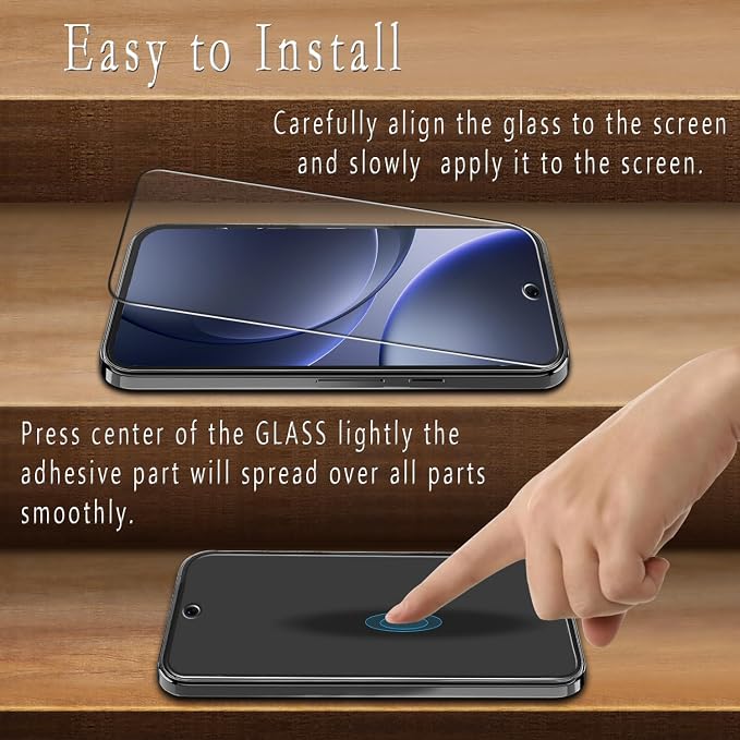 2 Pack Screen Protector for Google Pixel 9 Pro XL Tempered Glass