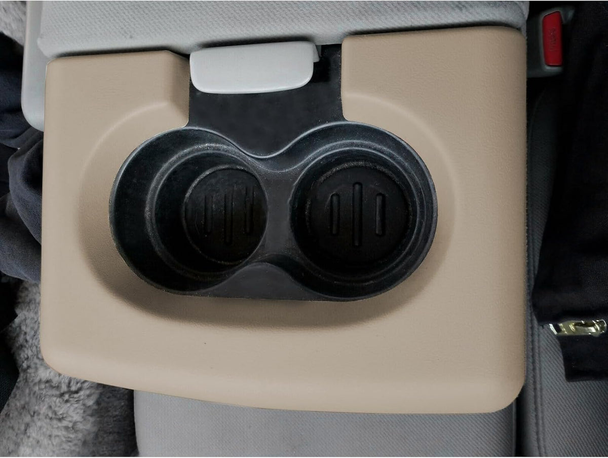 ECOTRIC Center Console Cup Holder Armrest Pad Compatible with F150 - Tan