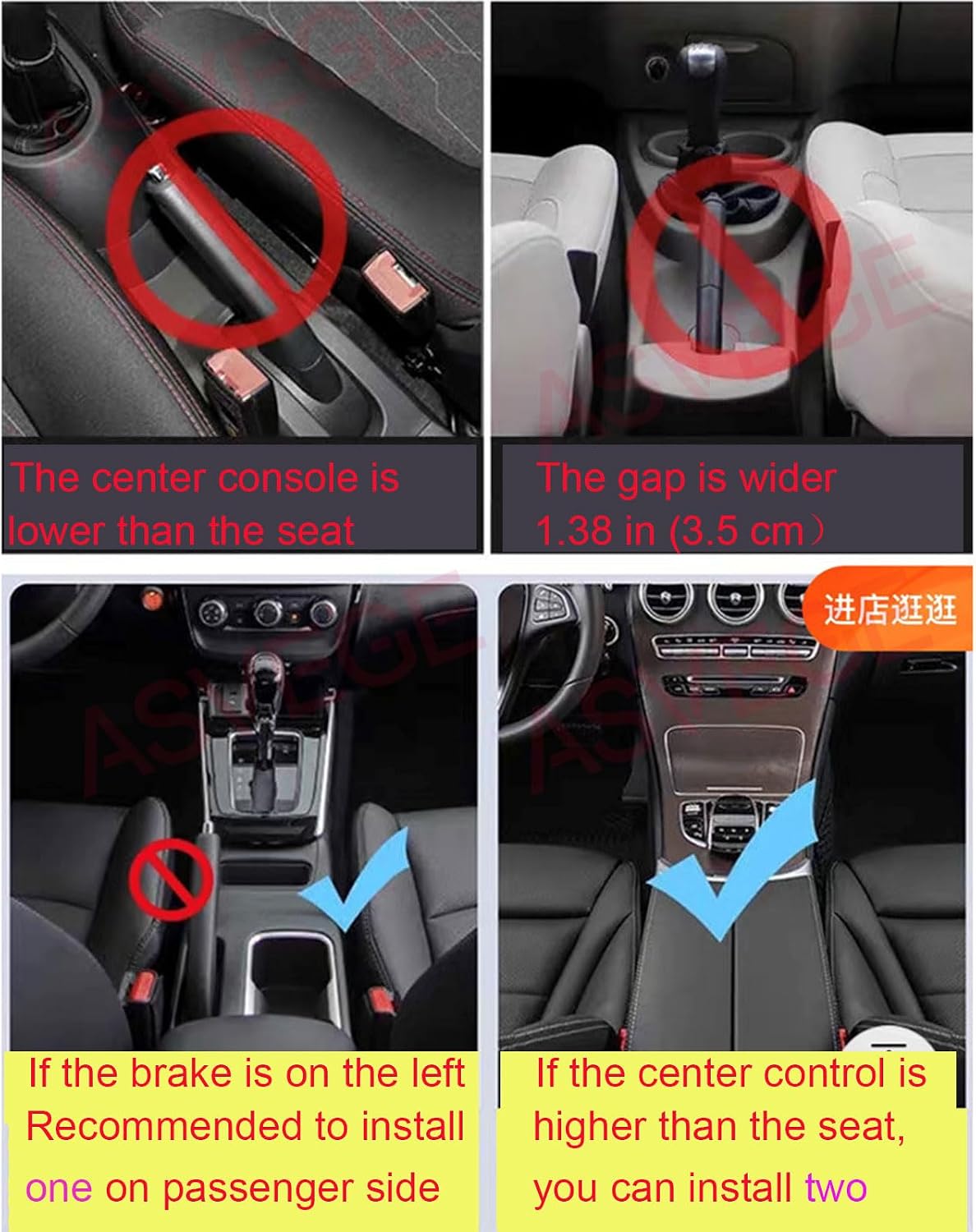 Car Seat Gap Filler Organizer with Wireless Charger,2 USB Ports and 2 Retractable Charging Cable of Type C, iOS, Multifunctional Storage Box with Cup Holder Cigarette Lighter Quick Charge