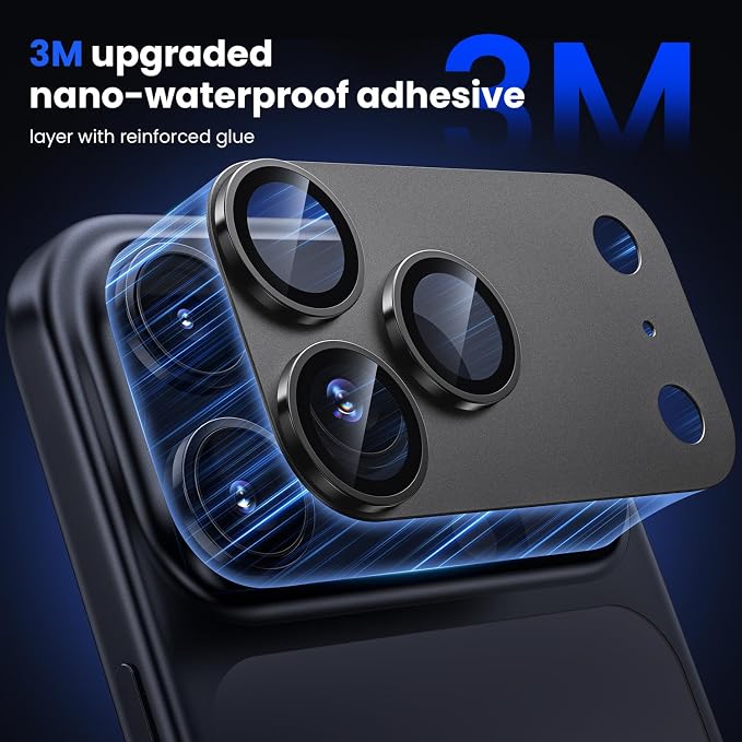 WSKEN for iPhone 17 Pro Max Camera Lens Protector, Metal Aluminum Alloy