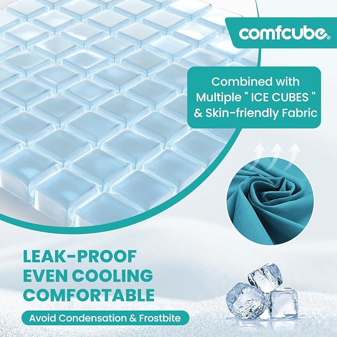 Ice Pack for Knee After Surgery, 2 Hours Long Lasting Cold Pack for Knee Injuries, FSA Eligible, Cold Therapy Flexible Ice Pack for Pain Relief, Swelling, Surgery, ACL, Meniscus Tear