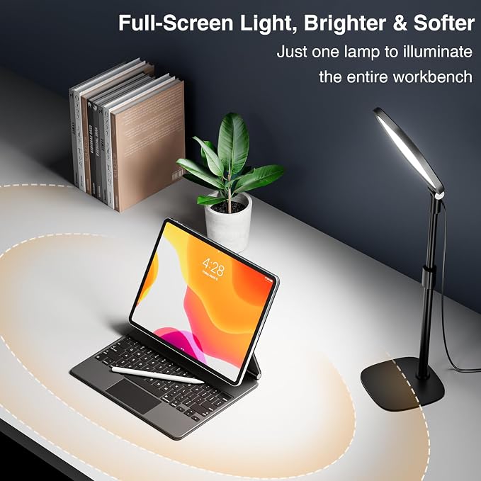 Zoom Lighting for Computer, Adjustable Desk Lighting for Video Calls, 30 Light