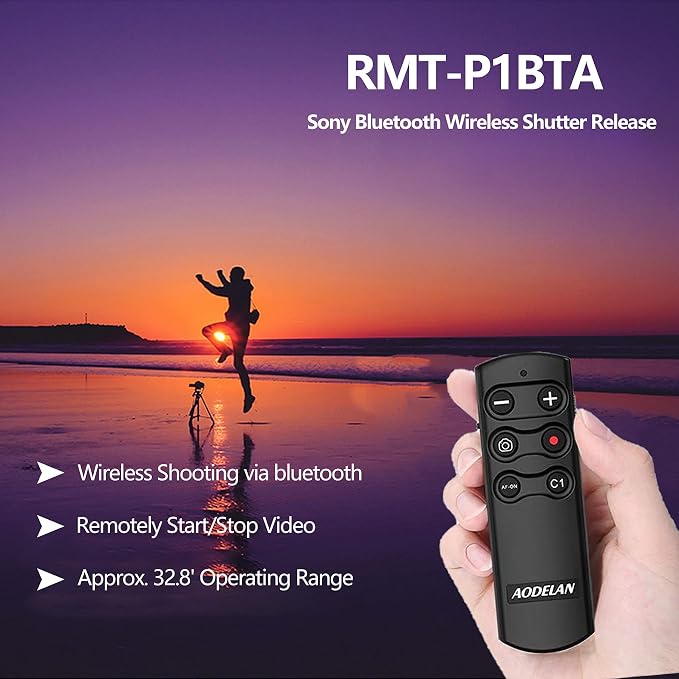 AODELAN for Sony Remote Shutter Release ZV-1, A7 III, RX100 VII, A7R III