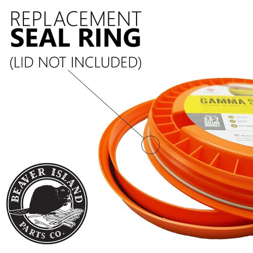 Gamma Seal | Upgraded O-Ring Gasket for 12" Bucket Lid - Fits 3.5, 5, 6 & 7 Gallon Buckets (Pack of 2)