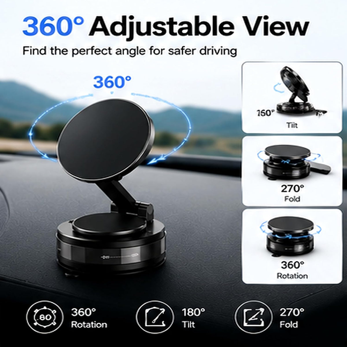 Magnetic Car Phone Mount