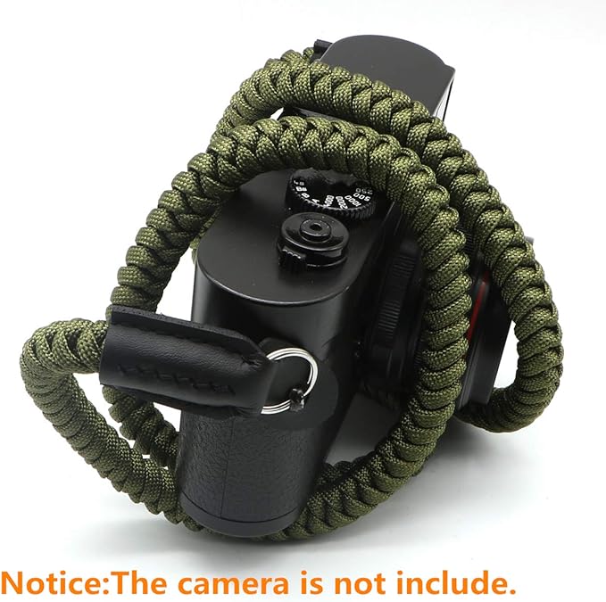 Paracord Woven Camera Neck Shoulder Strap Belt Hand Compatible