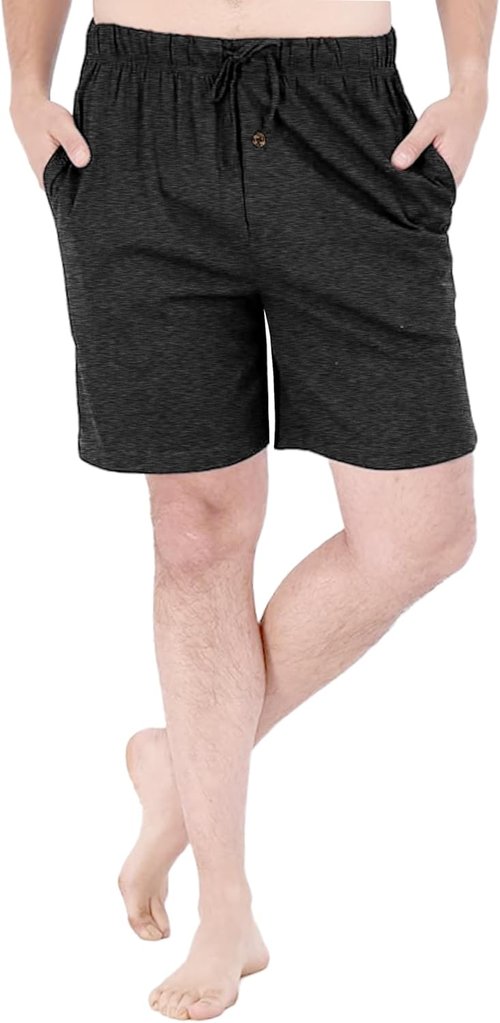 Andrew Scott Men's Lounge Shorts - Comfortable Cotton PJ Sleep Shorts with Drawstring & Pockets | Multi-Pack Options