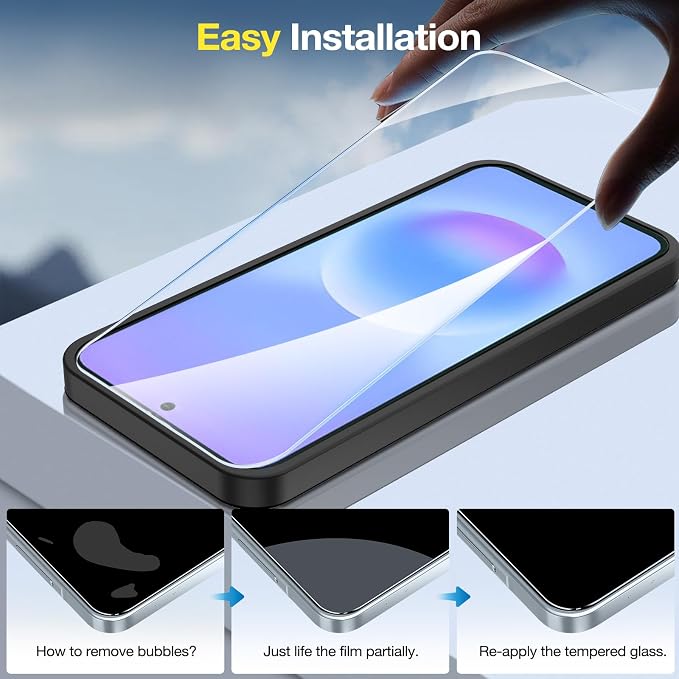 2+2 Pack for Samsung Galaxy A57 5G Screen Protector & Camera Lens Protector
