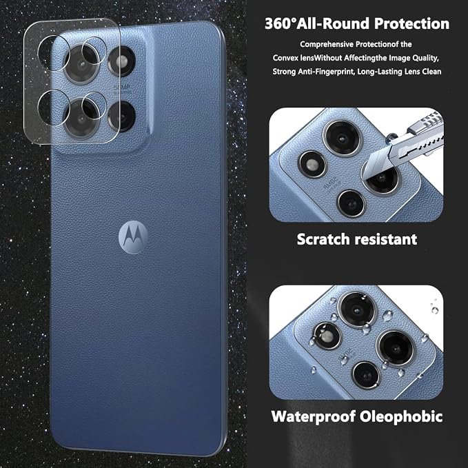 3+2 Pack Tempered Glass for Motorola Moto G Power Screen Protector