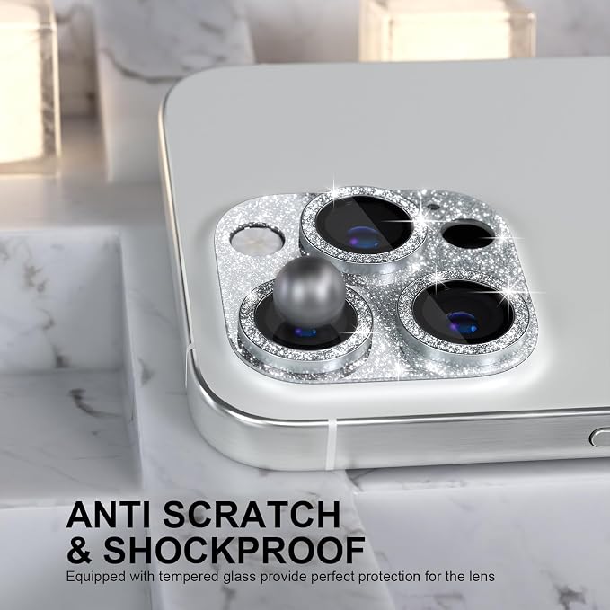Choiche Compatible for iPhone 16 Pro/iPhone 16 Pro Max Camera Lens Protector