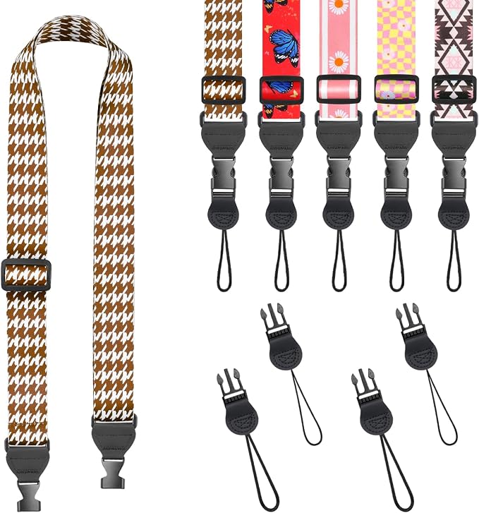 FIEIL Houndstooth Shoulder Strap, Adjustable Camera Strap