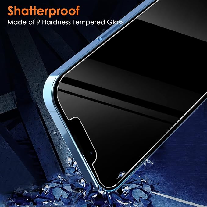 YMHML 2 Pack for iPhone 14 Plus/iPhone 13 Pro Max Privacy Screen Protector