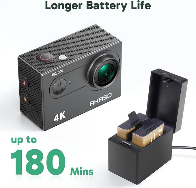 AKASO EK7000 4K30FPS 20MP WiFi Action Camera