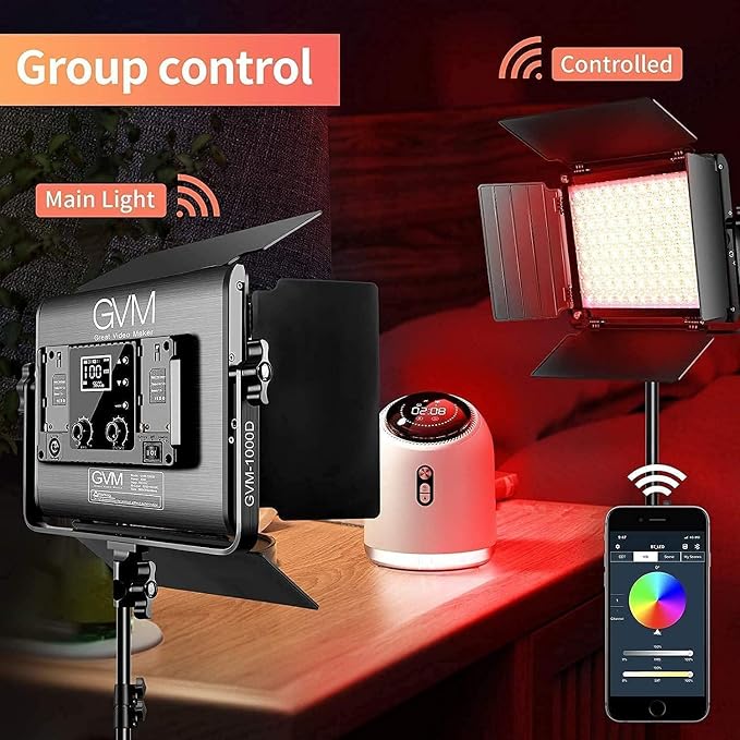 GVM 1000D RGB Led Video Light
